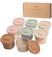 YIVEKO Baby Food Containers Silicone Baby Food Storage Containers for Infants and Toddlers Baby F...