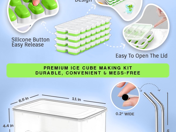 Ice Cube Tray For Freezer