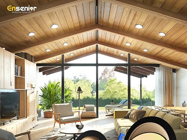 360°+90° gimbal recessed light