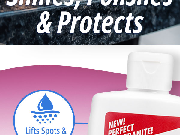 countertop polish cleaner sealer granite marble quartz restore shine protect surface cream stone