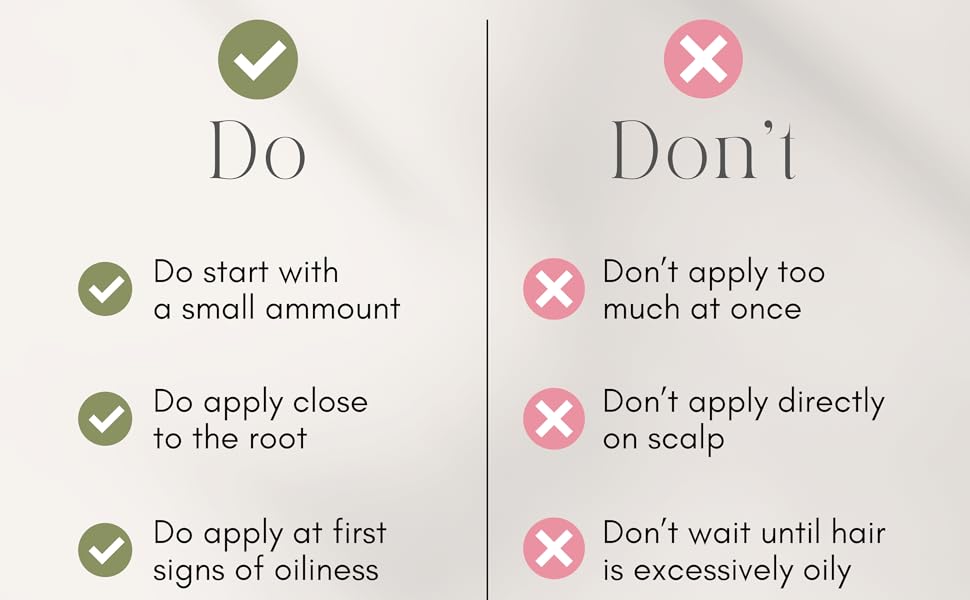 The Do's and Don'ts of Dry Shampoo Powder