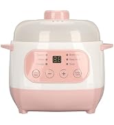 Versatile Electric Stew Pot, 1L Capacity, 200W, Anti Dry Burn, Ceramic Cooker, Easy to Use and, C...