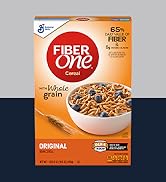 Fiber One Cereal, Original Bran, High Fiber Cereal Made with Whole Grain, 19.6 oz