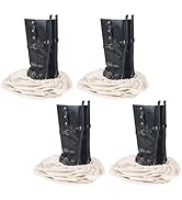 LAKE OF FIRE 4 Pcs Boot Bag for Cowboy Boots - Travel Boot Storage Shoes Bag for Cowboy Boot Prot...