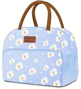 Coobiiya Insulated Lunch bag Women,Reusable Cute Lunch Box for Women | Large Capacity Lunch Tote ...