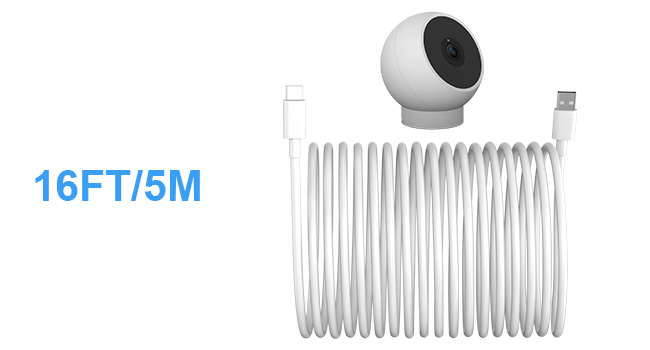 usb c charging cable power cord security camera cable