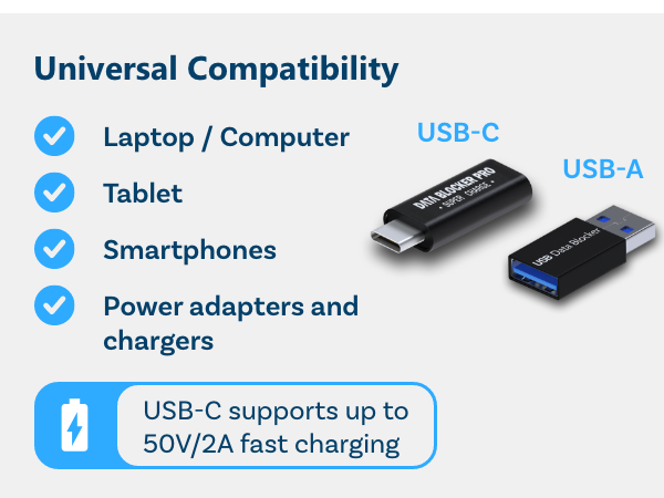 USB Data Blocker signal jammer usb killer USB C Bloqueador de Datos USB Bloqueador