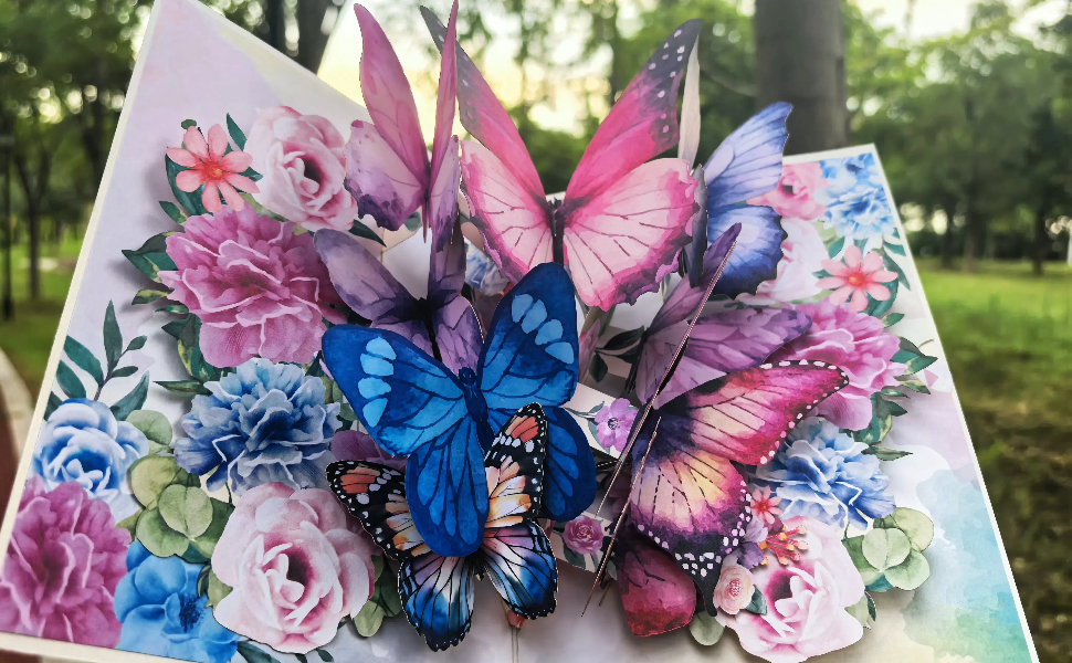 Butterfly pop up card