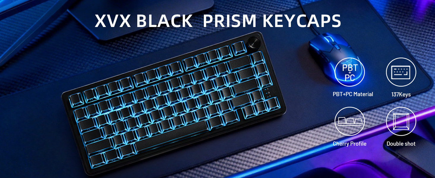 Black keycaps