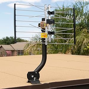 Universal Antenna Mount on a flat roof