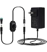 12V Power Supply, AOYADAISU UL Listed 12 Volt DC Power Adapter 24W 2A with Dimmer Switch, 100V-24...