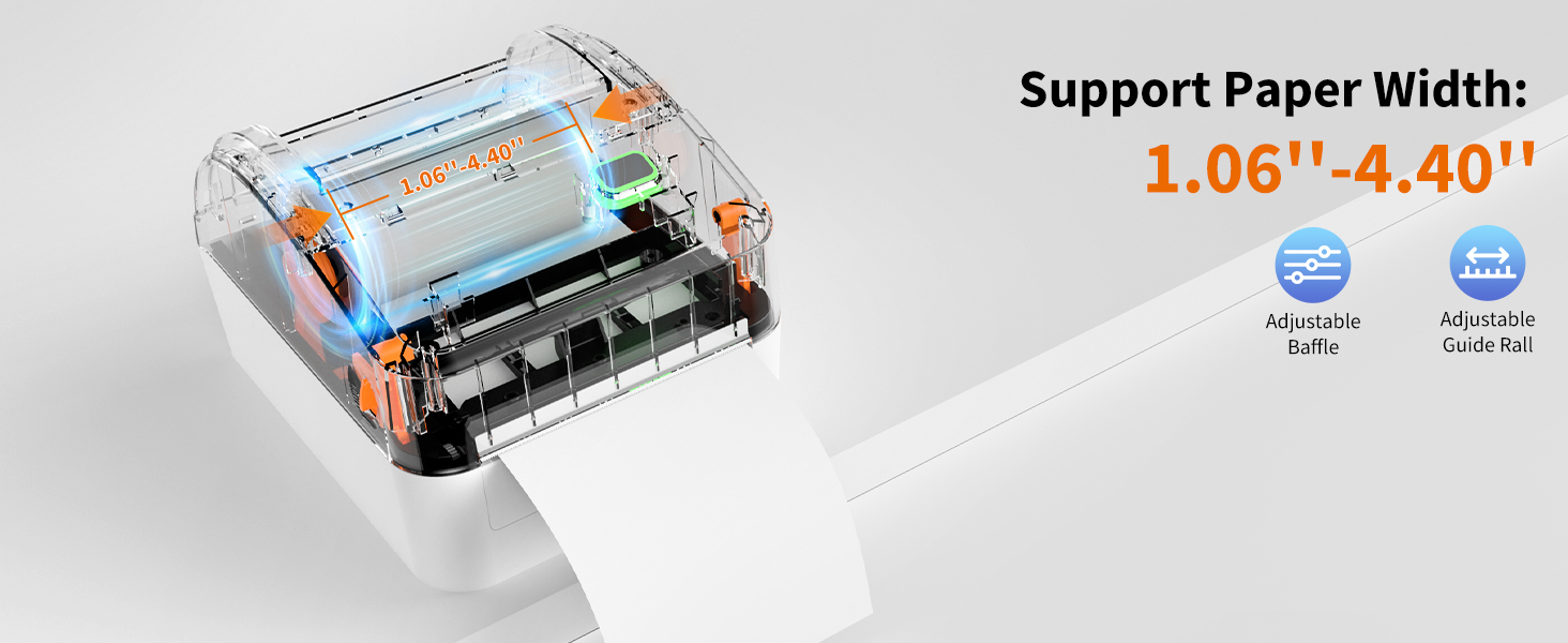 Support Paper Width: 1.06"-4.4"