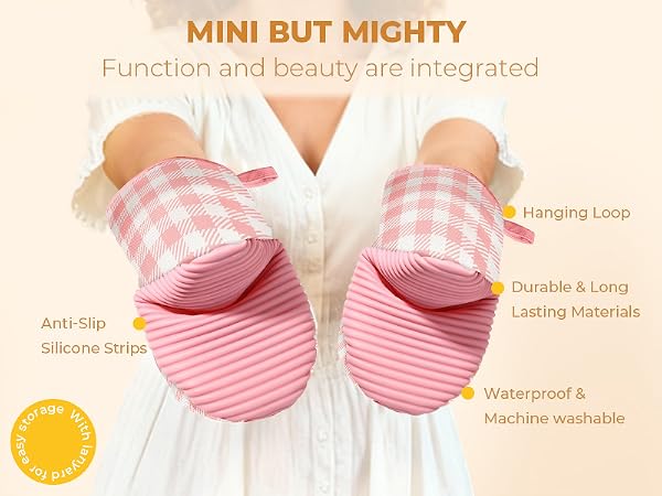 chiccrest Mini Oven Mitts Heat Resistant