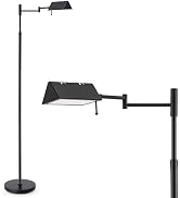 VONLUCE LED Floor Lamp, 360 Degree Swing Arms, Adjustable Heights, Standing Lamp for Reading, Sew...