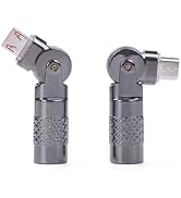 Gavynx USB C to Micro USB Adapter (2 Pack), 180° Rotating & Swivel USB-C Female to Micro USB Male...