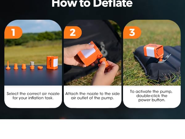How to deflate