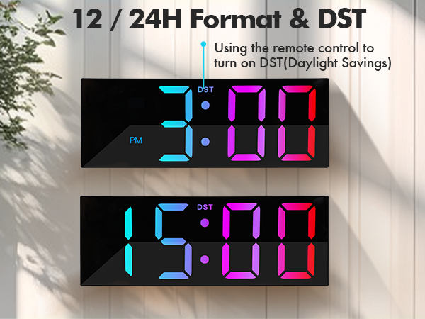Digital Wall Clock