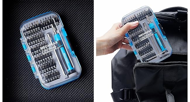 51 pc precision bits set storage and portable