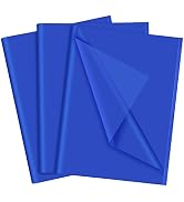 NEBURORA Blue Tissue Paper for Gift Bags 60 Sheets Blue Wrapping Tissue Paper Bulk 14 X 20 Inch N...