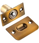 JQK Closet Ball Catch Door Hardware, Stainless Steel Catch Adjustable with Strike Plate, Bronze 2...