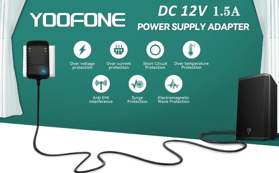 12V 1500mA Power supply