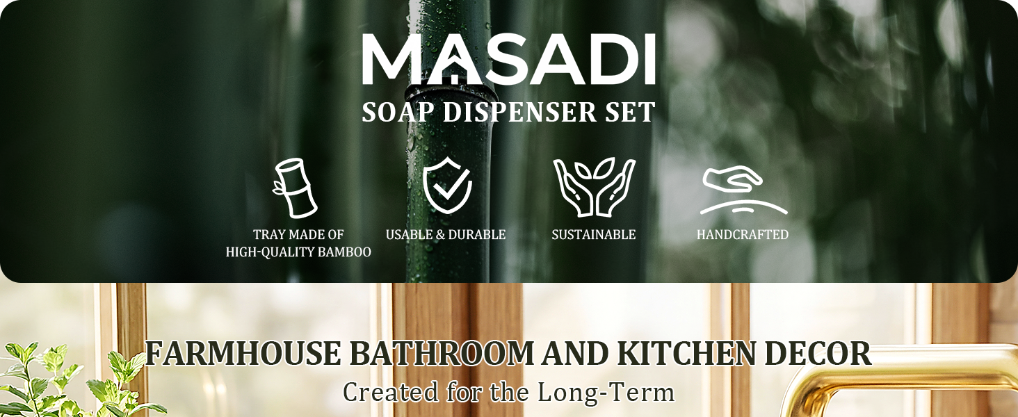kitchen soap dispenser set