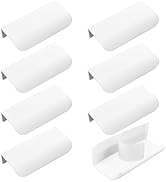 MOROBOR 8 Pack Finger Edge Pull, Self-Stick Instant Cabinet Drawer Pulls Concealed Drawer Pulls M...