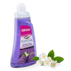 Clorox, Scentiva, Dish Soap, degreasing, dishwashing, liquid, Lavender, Coconut, Jasmine, Blossoms