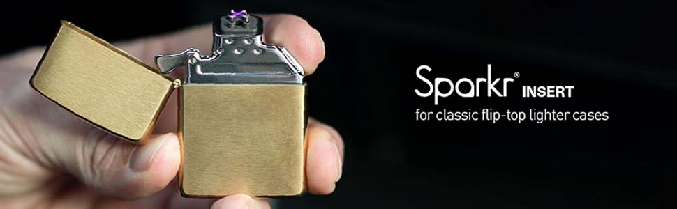 Sparkr Insert electric, rechargeable lighter for zippo classic lighter