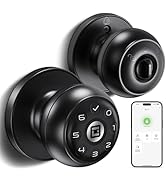 GeekTale Smart Door Lock with Keypad, Electronic Door Lock with Code, Digital Door Knob, Smart Lo...