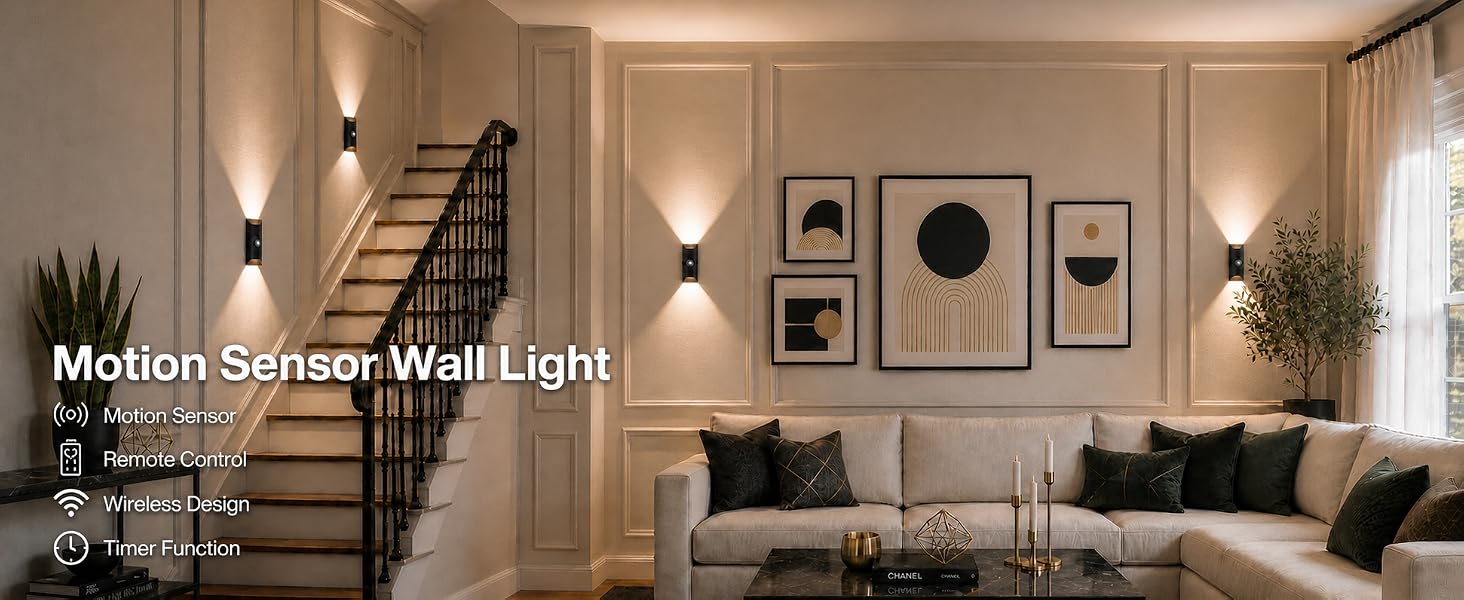 motion sensor wall light