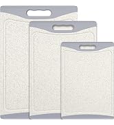 Extra Large Cutting Boards, Plastic Cutting Boards for Kitchen (Set of 3) Cutting Board Set Dishw...