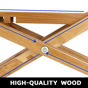 Guitar Foot Rest Wooden Bamboo Foldable Non-Slip Wood Footstool Foot Stand Leg Support