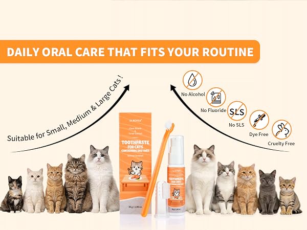 cat toothpaste