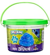 Stitch CRA-Z-Slimy 20oz Pre-Made Slime Bucket, Vibrant Blue CRA-Z-Slimy Slime with Confetti Mix-I...