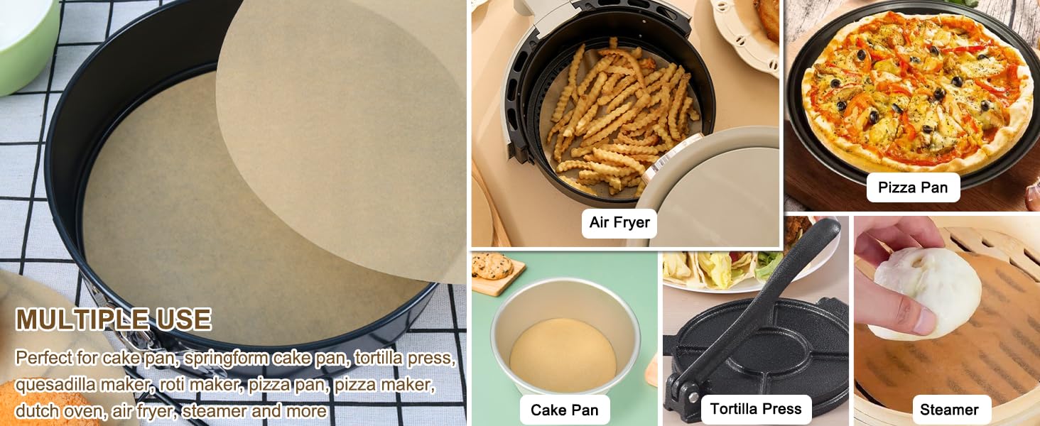 12 inch round parchment paper