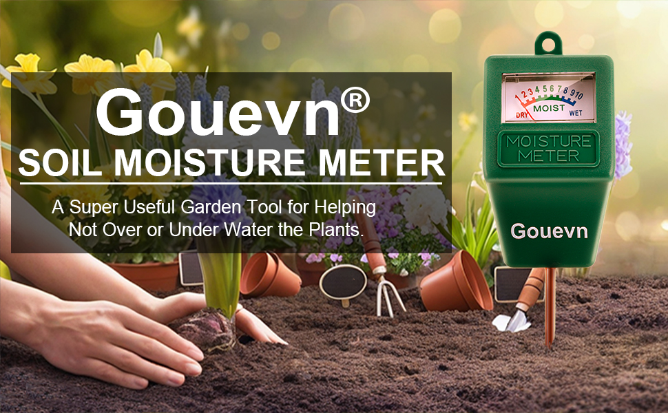 Long probe plant moisture meter