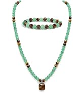 Roe Dolph Money Attraction Necklace Money Bracelets for Women Green Jade Bracelet Feng Shui Wealt...
