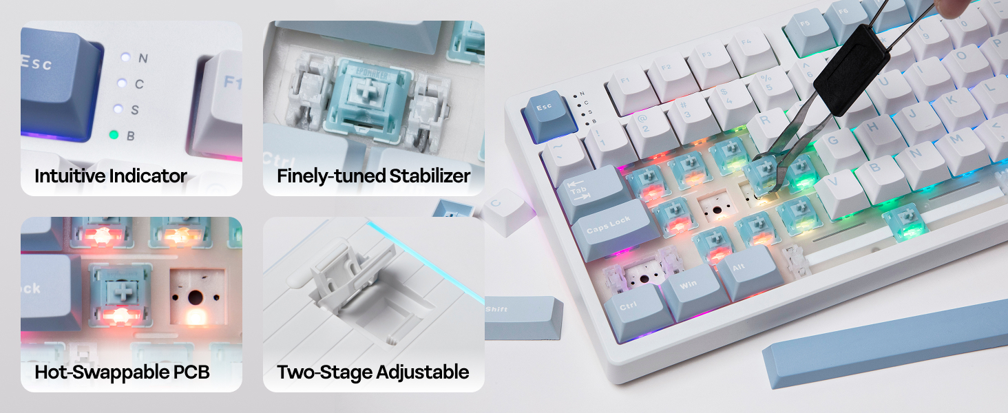 TH108 Wireless Gaming Keyboard