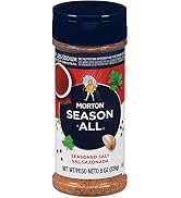 Morton Season-All Seasoned Salt, Less Sodium, 8 Ounce (Pack of 12)
