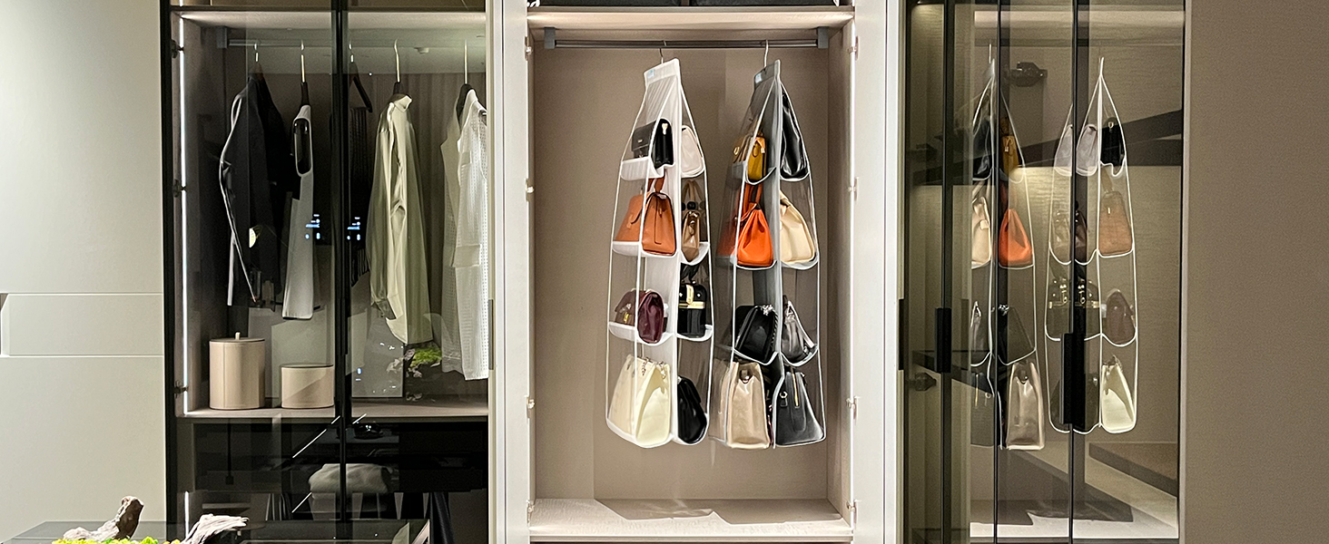 purse organizer for closet