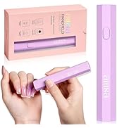 AILLSA Mini UV Light for Nails Handheld LED Nail Lamp Flash Cure Light Small Gel Nail Lamp Portab...