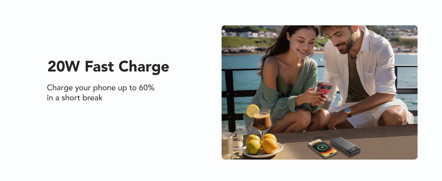 20W Fast Poratble Charger