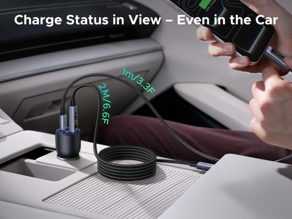 charge status in view- even in the car