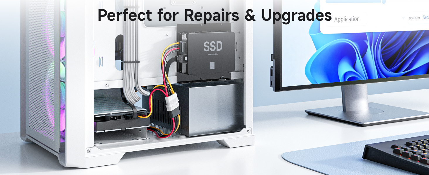 4 Pin Molex to SATA Power Cable