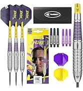 Target Darts Luke Littler Range – Choose from Steel Tip Dart Set, 100 Piece Dart Bundle with Stor...