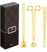 RONXS 3 in 1 Candle Wick Trimmer Set Candle Accessory Wick Cutter, Candle Snuffer Extinguisher, C...