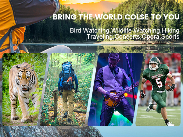 Mini binoculars for travel