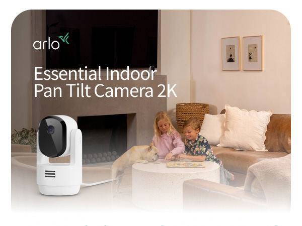 Arlo Essential Indoor Pan Tilt Camera 2K