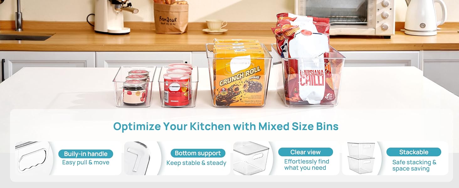 Pantry Organizers and Storage Bins